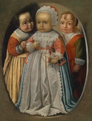 Ritratto di tre bambini piccoli